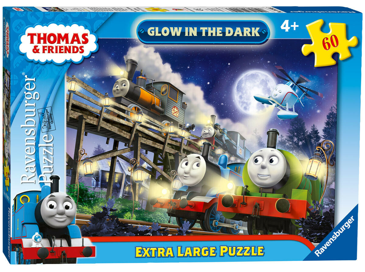 06905 Ravensburger Thomas & Friends Jigsaw 60pc Glow in the Dark Puzzle 4+