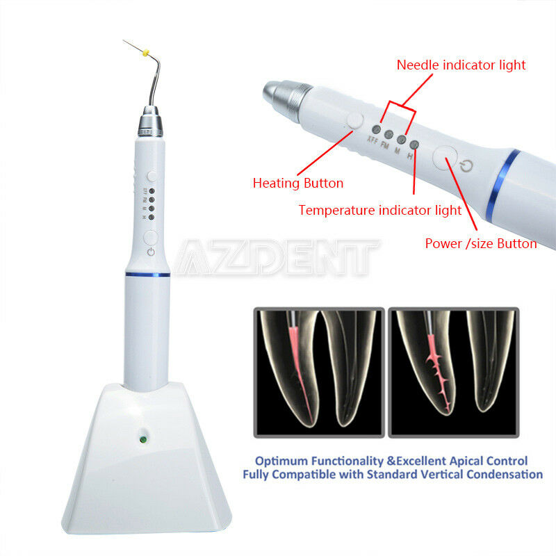 Dental Obturation System Endodontic Pen Cordless Gutta Percha with Tips CA Site