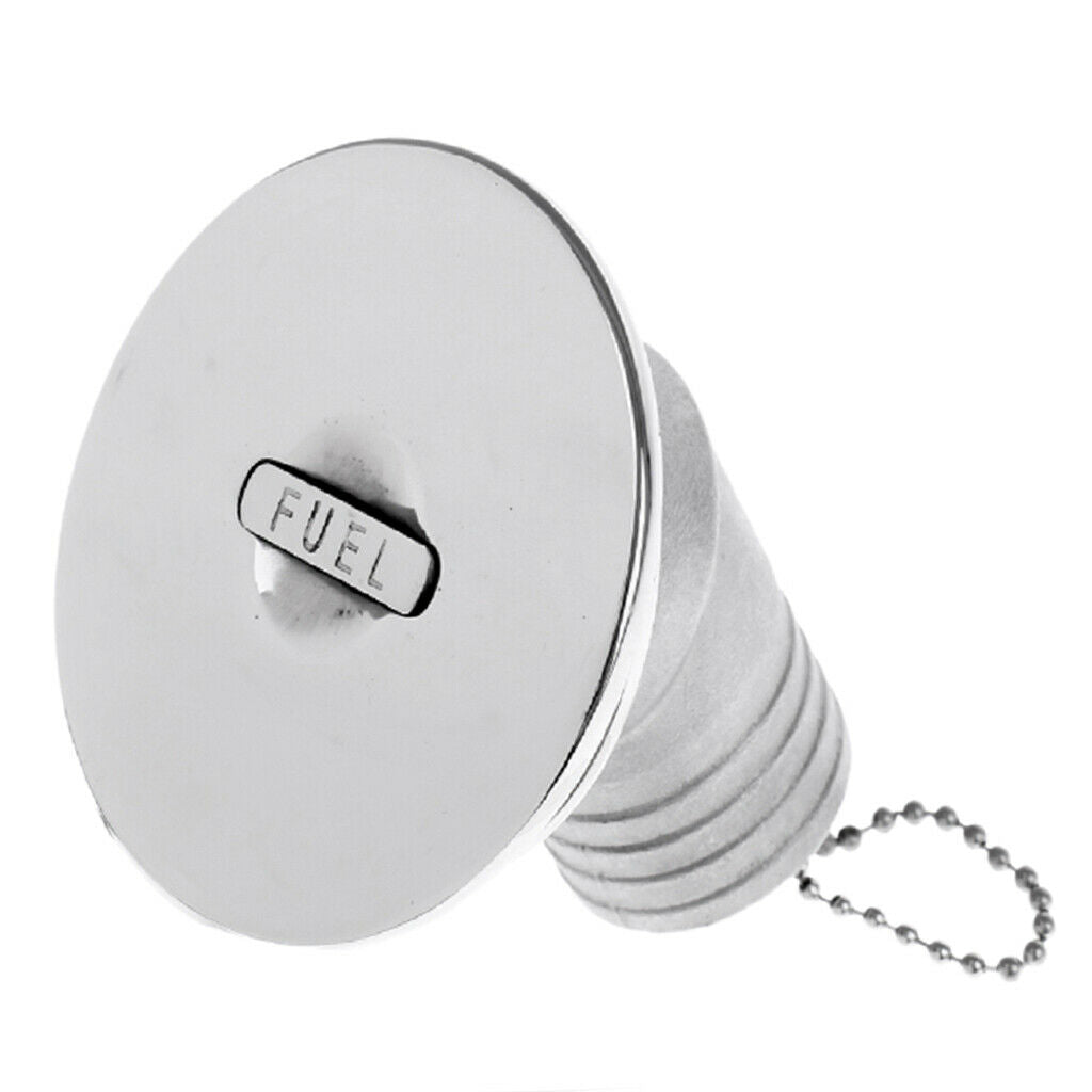 Stainless Steel Boat Deck FUEL 2 '' Boat Deck Fill Filler With Keyless Lid