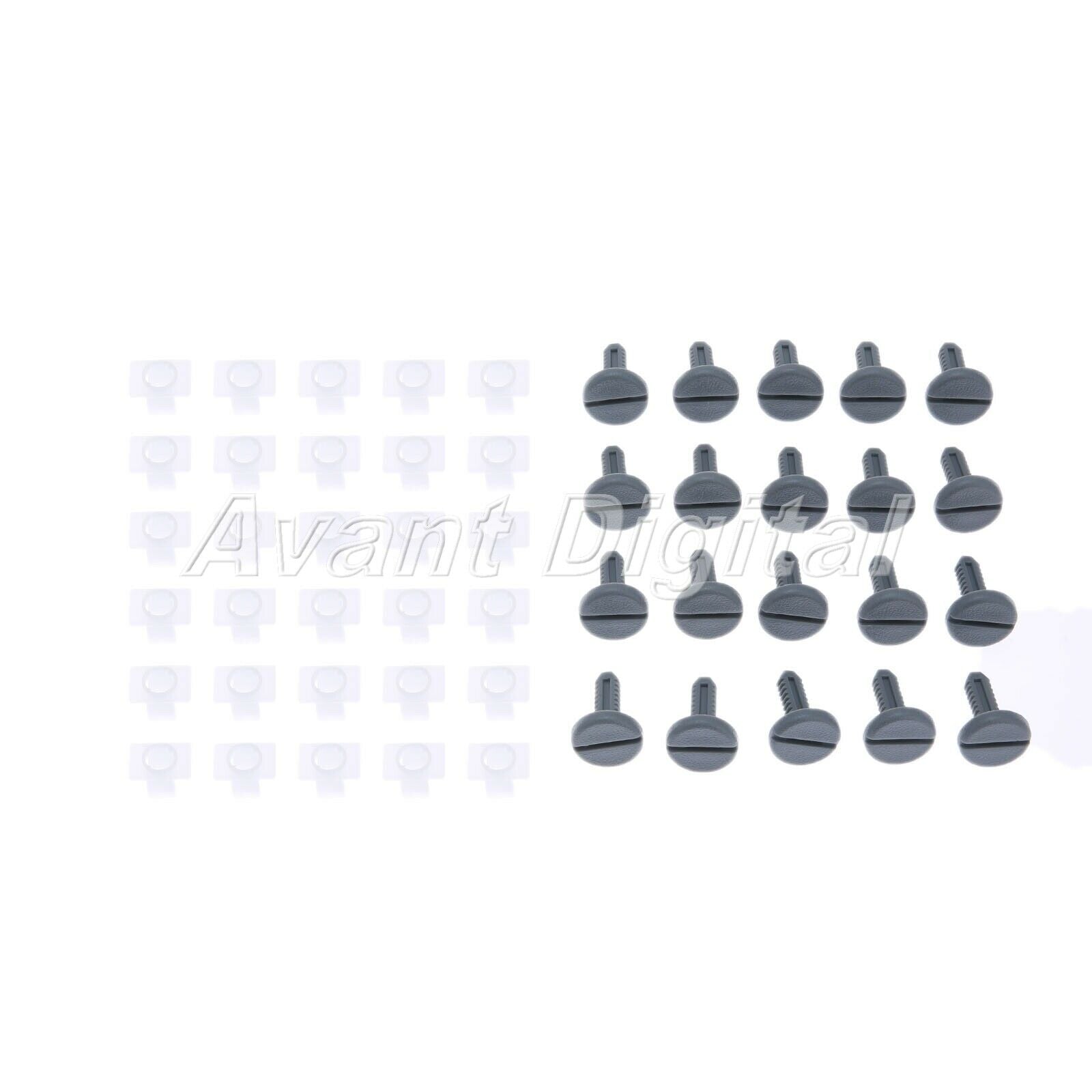 20x Fasteners Door Plate Fixed Clip Cover for Volvo Mercedes Benz Universal
