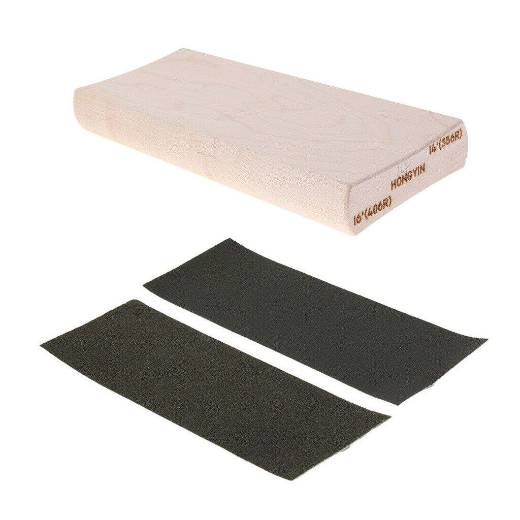 3x Radius Sanding Block for Guitar Bass Fret Leveling Fingerboard Bunch