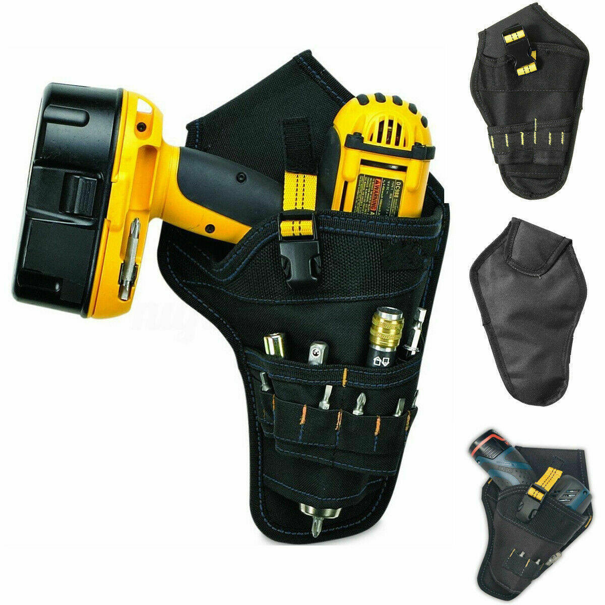 Heavy Duty Custom Cordless Impact Drill Holster Tool Belt Pouch Pocket Holder