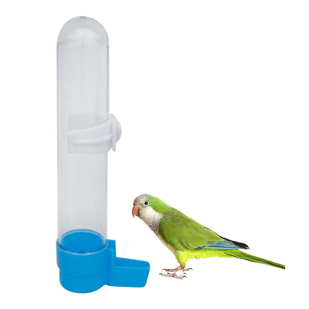 Small Parrot Automatic Drinking Fountain Bird Drinker Feeder Water Bottle,