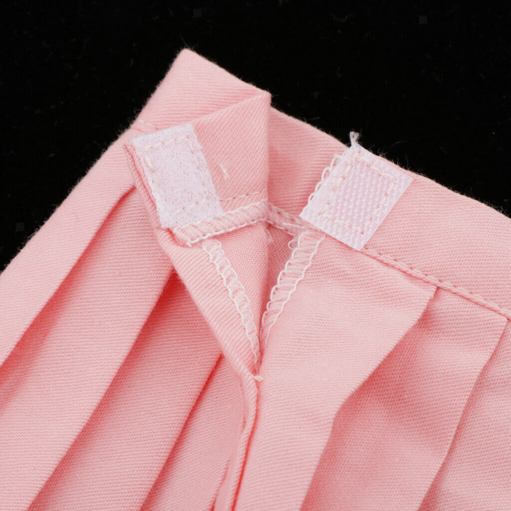 2x 1/4 Uniform Skirt Suit Outfit for BJD DOD MSD 43cm Clothes DIY Accessory