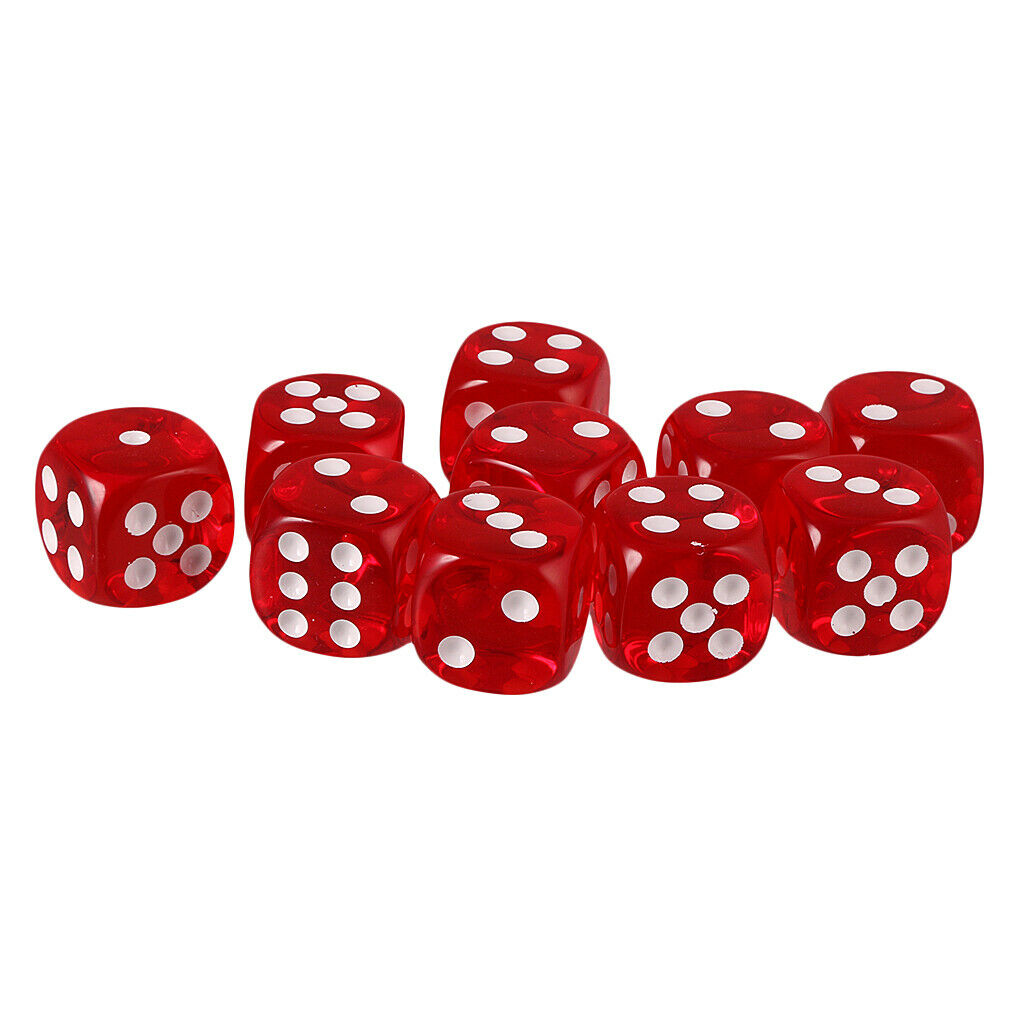 20pcs Six Sided Playing   D&D RPG Roleplay Game D6 Dices