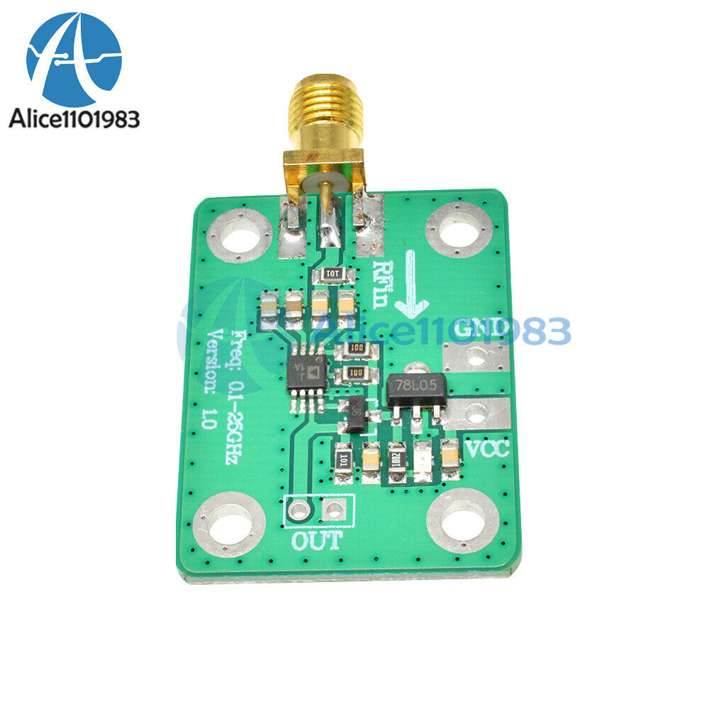 0.1-2.5GHz -72dBm to -2dBm RF Power Meter Logarithmic Detector Power Detect