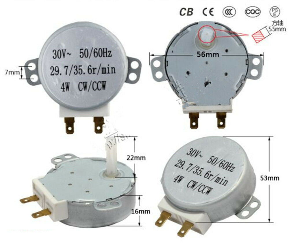 1PC 30V 4W Synchronous Motor For Midea Galanz Microwave oven