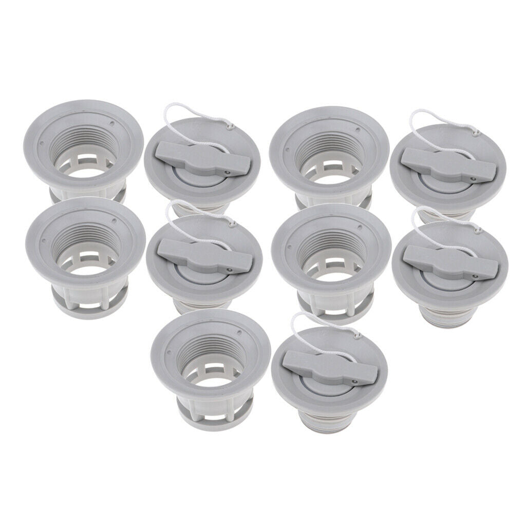 5Pack 6 Holes Seal Air Valve   for Inflatable Boat Raft Dinghy Kayak Canoes