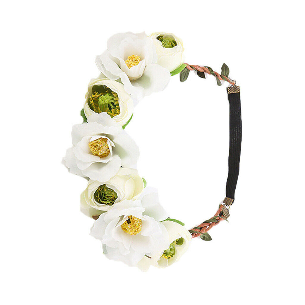 Wedding Party Festival Garland Hairband Flower Headband Bridesmaid Accessory
