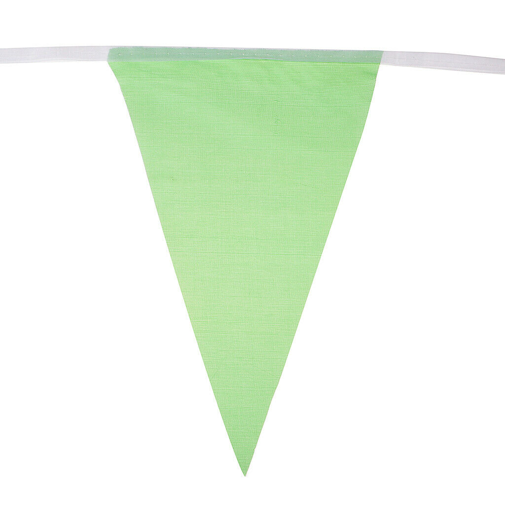 100Pcs Pennant Flag 18x28cm String Bunting Banner 38m For Xmas Party Decors