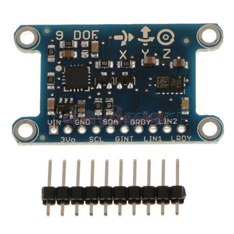 L3GD20 LSM303D 9 Axis IMU Module 9DOF Compass Acceleration Gyroscope for Arduino
