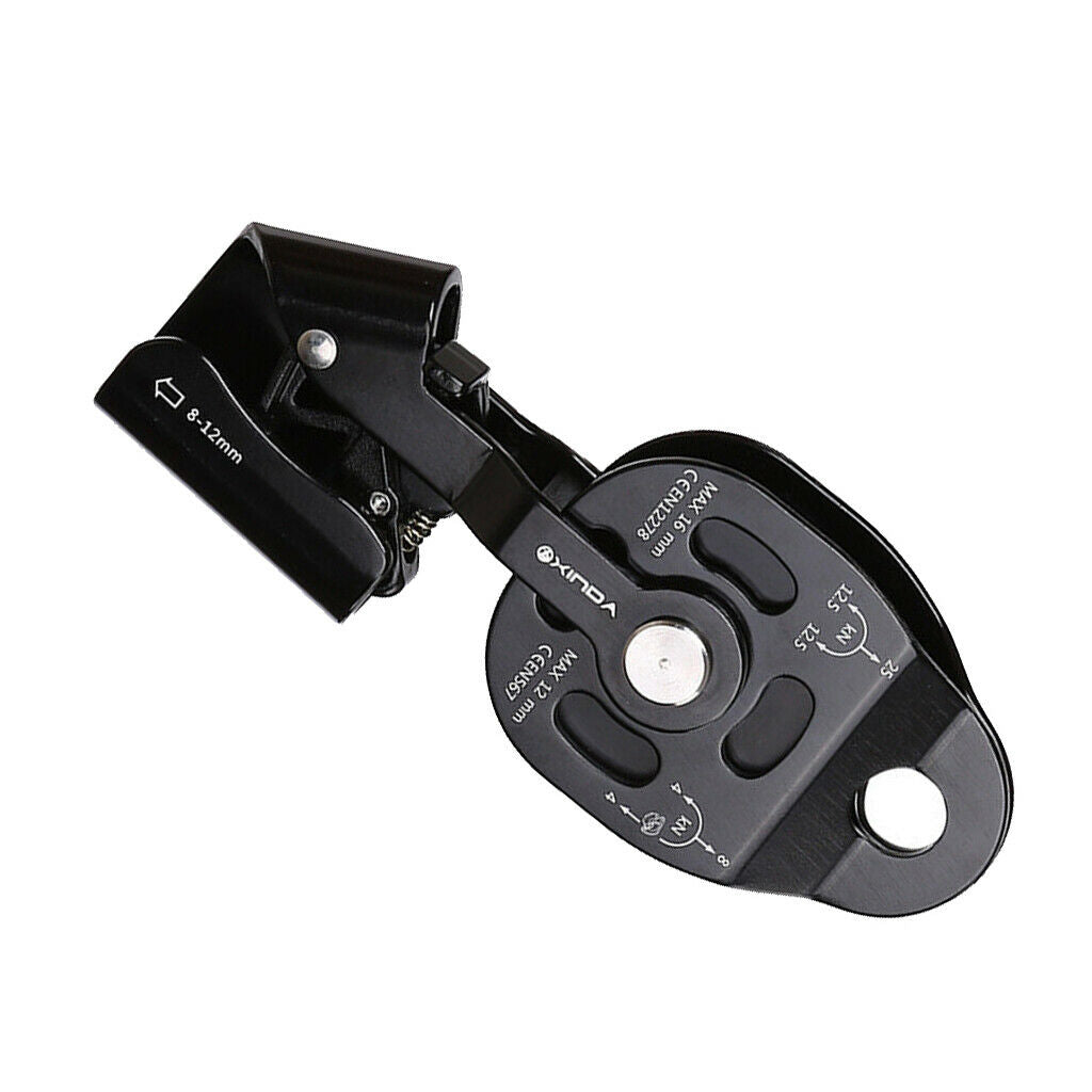 25KN Safety Alloy Mechanical Pulley Device Rock Tree Climbing Ascender Equipment
