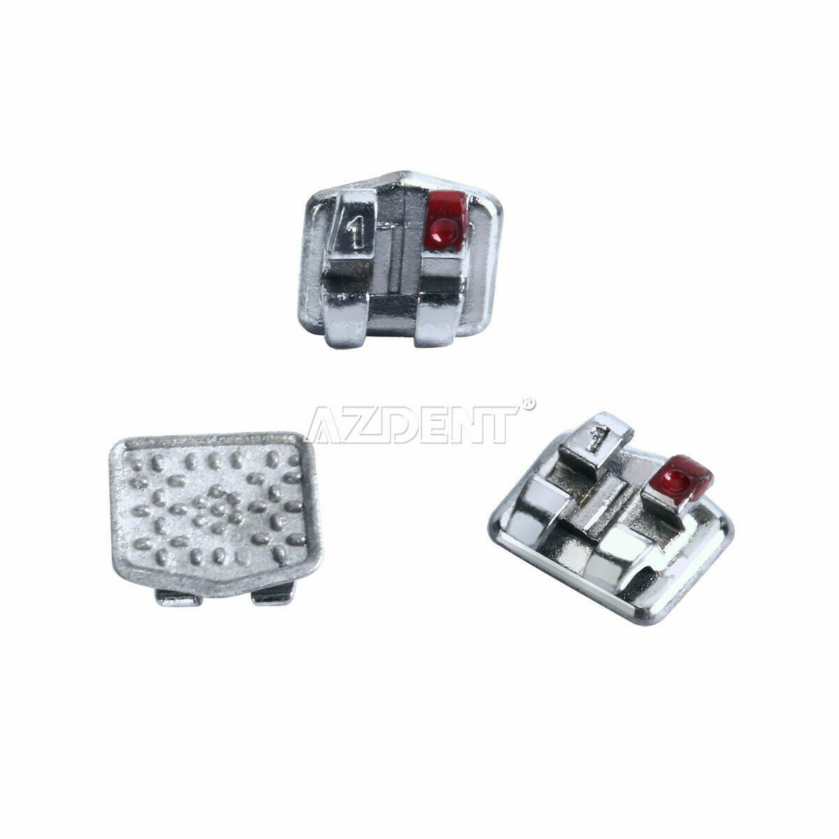 Dental Orthodontic MIM Monoblock Metal Brackets Mini Roth.022 3-4-5 Hooks AZDENT