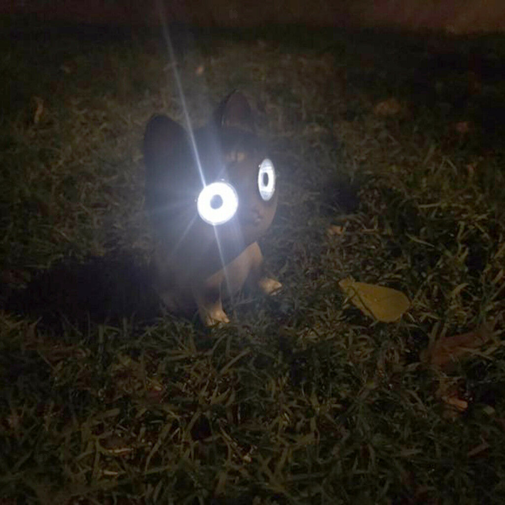 3Pcs Solar Power Animal LED Light Eyes Outdoor Garden Yard Patio Ornament