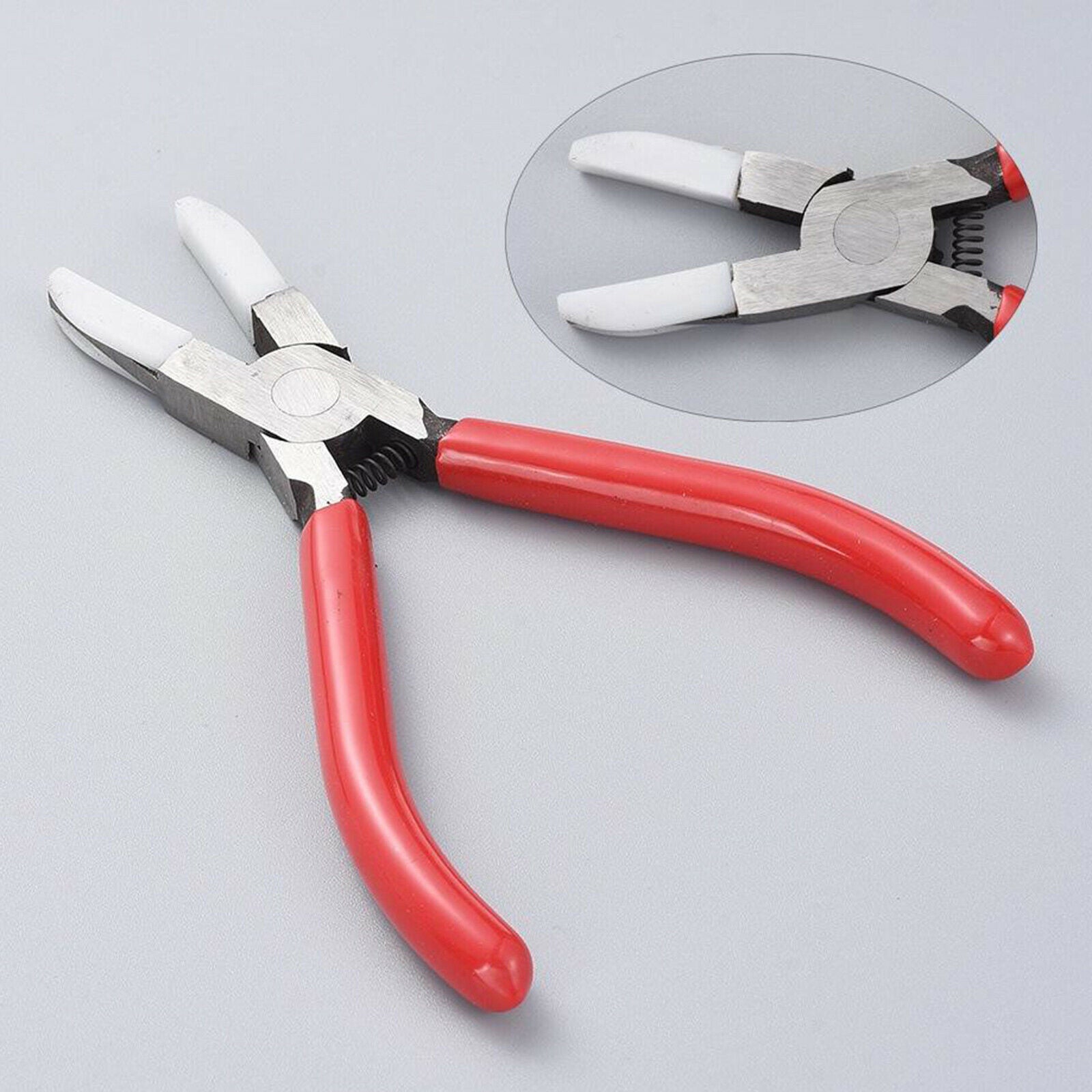 Jewellery Mini Hand Pliers Toothless Flat Mouth Diagonal Cutting Plier Tools