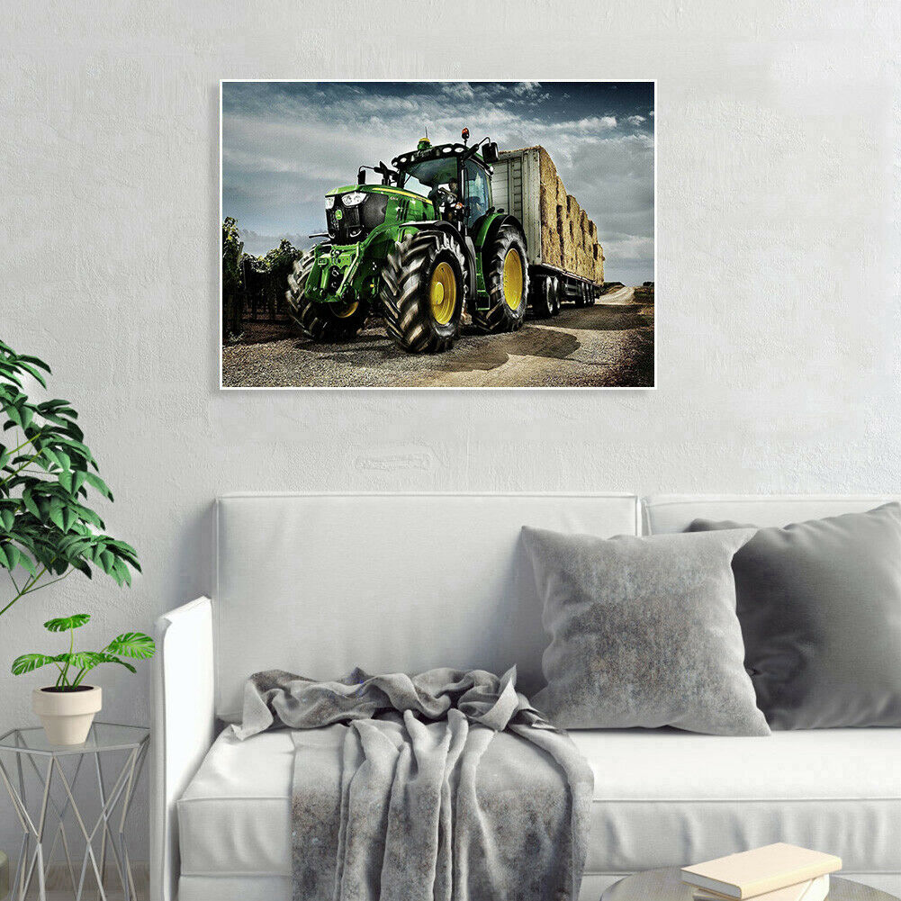Engineering Vehicle 5D DIY Diamond Painting Embroidery Cross Stitch Mosaic @