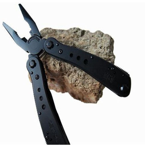 Black Color GANZO G201B Multi Plier Multi Tool Toolkit Screwdriver Kit
