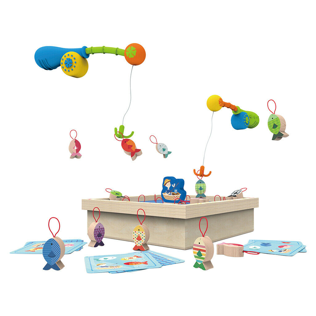 Board Fishing Game Set Educational Kid Math Toys for Kids Toddlers Gifts