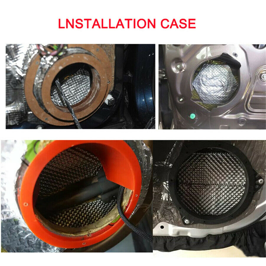 2xUniversal Sound Insulation Material Shock Absorber Board Acoustic Resonance
