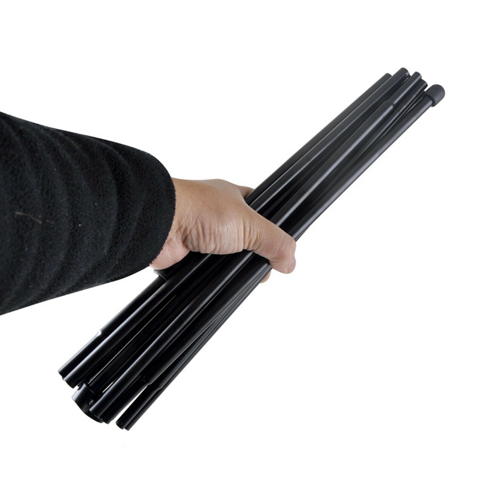 Folding Studio Painting Easel Tripod Display Stand Portable Black Steel