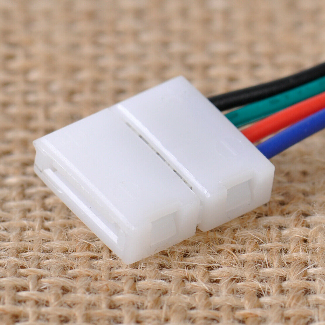 4-Pin PCB Quick Connector Wire Cable 5050 SMD RGB LED flexible Strip Light An