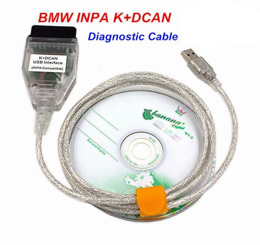 For BMW INPA K+DCAN USB Interface OBD2 OBDII 16 Pin Car Diagnostic Tool Cable
