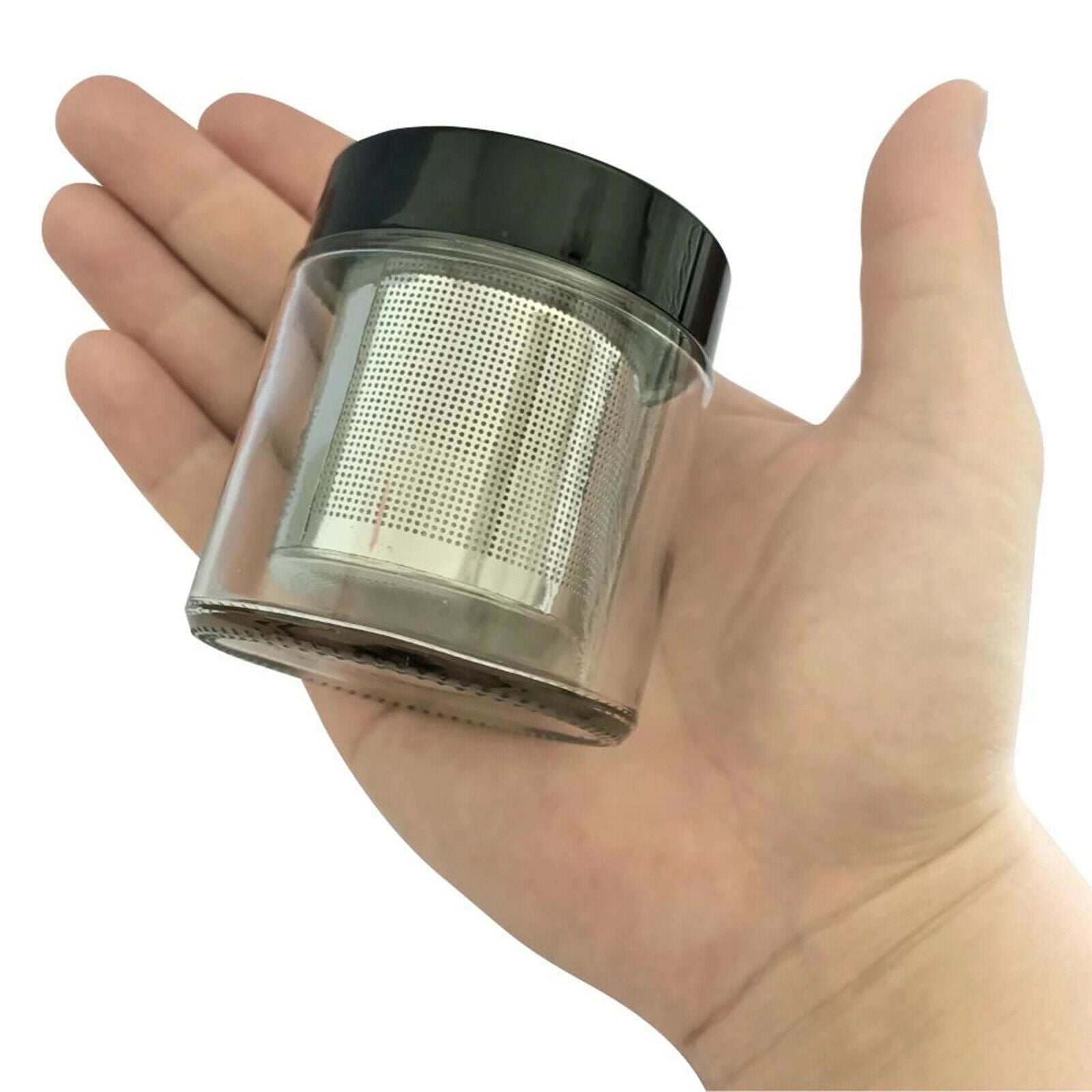 Diamond Washing Cup Jewelry Cleaning Jar 76x73mm Compact Accessories Cleaner