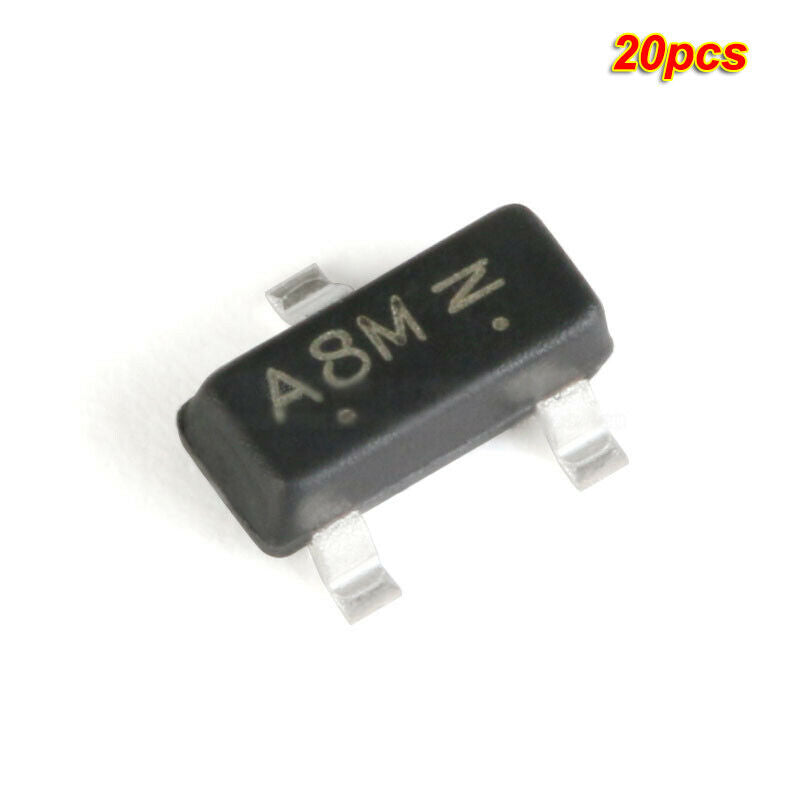 20pcs SMD Triode LMUN2235LT1G silk screen A8M SOT-23 50V/100mA transistor