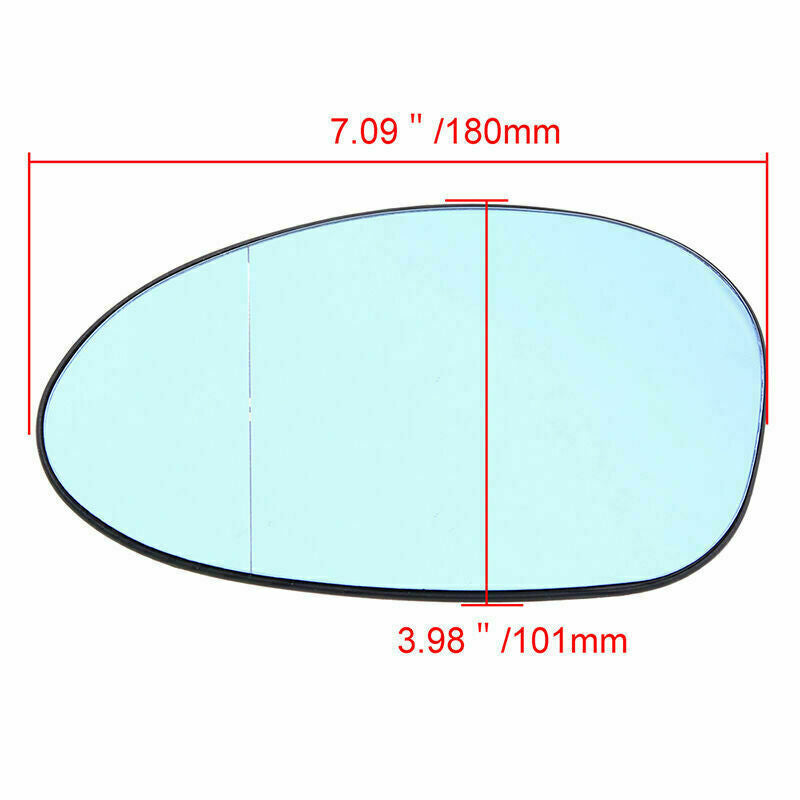 Left Driver Side Mirror Glass Heated For BMW 3Series E92 328I/Xi 335I/Xi 2007-09