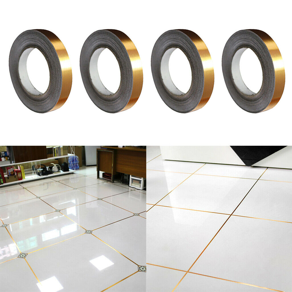 Set Of 4 Lines Sealing Tapes Waterproof Shiny Tapes Strong Hardness, 5mmx50m