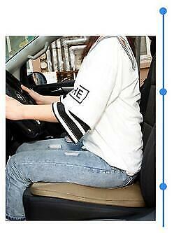 Khaki Comfortable Memory Foam Car Seat Cover Cushion Lower Hip Hemorrhoid Health
