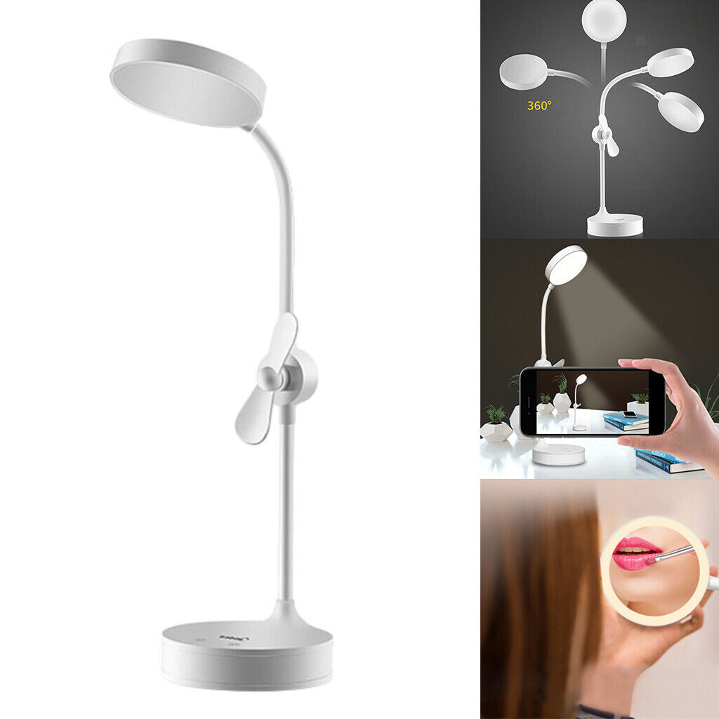 LED Desk Lamp Multi-Function Wireless Eye-Caring Table Lamps USB Charging Port