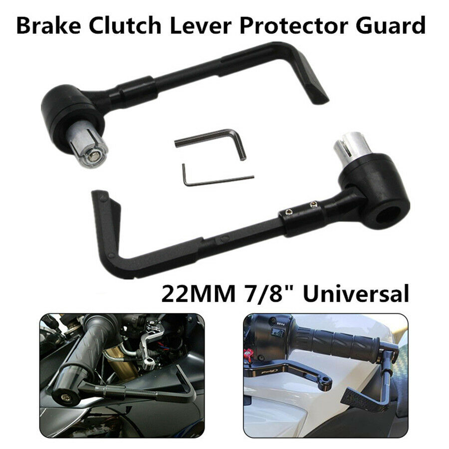 2* CNC Aluminum Brake Clutch Lever Protector Guard handguard for Motorcycle 22MM