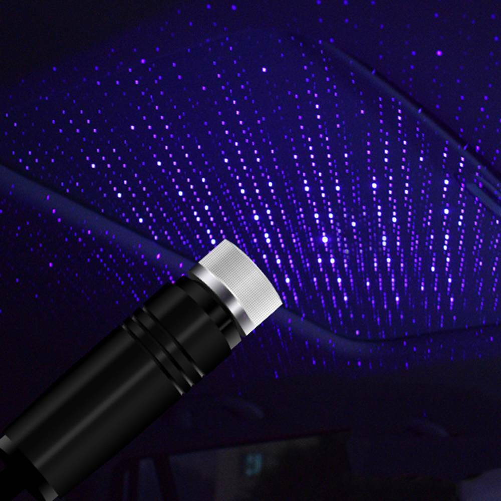 Car Roof Projector USB LED Star Light Night Atmosphere Lights Home DIY Decor HOT