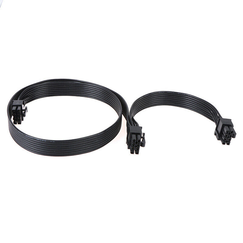 1PC PCI Express 8pin To Dual 6+2Pin Power Supply Cable PCIE 8 Pin 1 To 2 .l8
