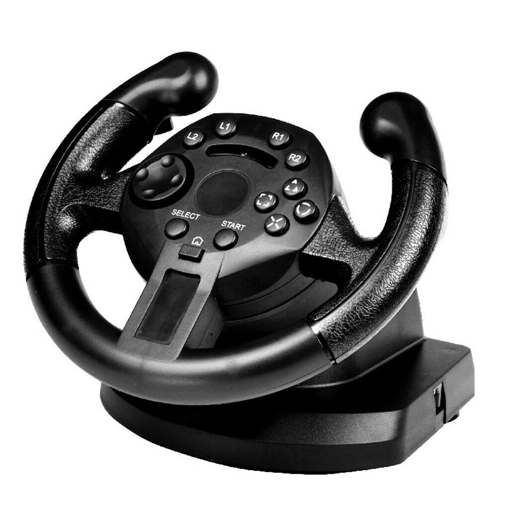 Racing Wheel, Gaming Steering Wheel with Pedal,PC Gaming Wheel,Compatible for