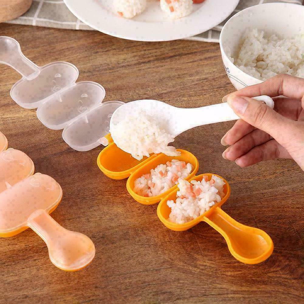 Rice Ball Mold Sushi Balls Maker Mould Spoon Kitchen P7I6 E9E7 Tool Cooking T3R0