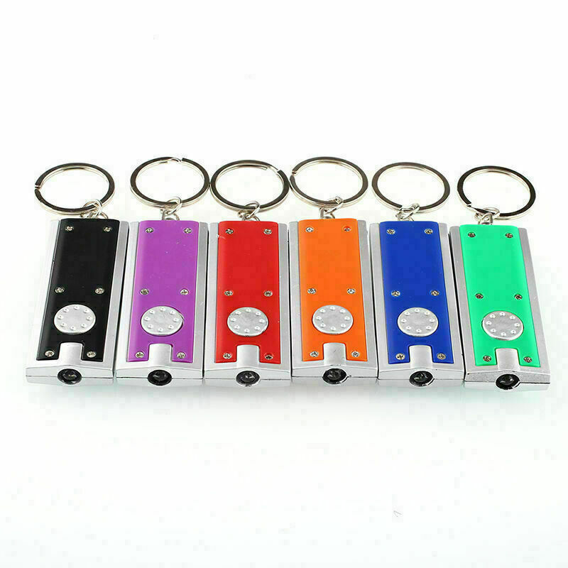 5Pcs Bright LED Camping Light Keyring Torch Key Chain  Flashlight Lam new