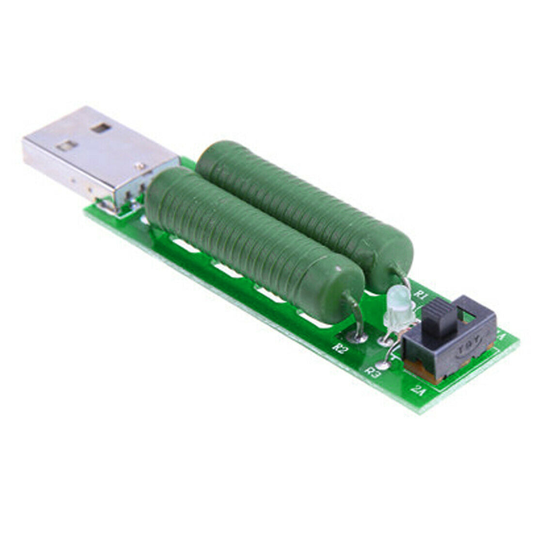 1A/2A Discharge Voltage Current Capacity Test Resistance Load Usb Tester