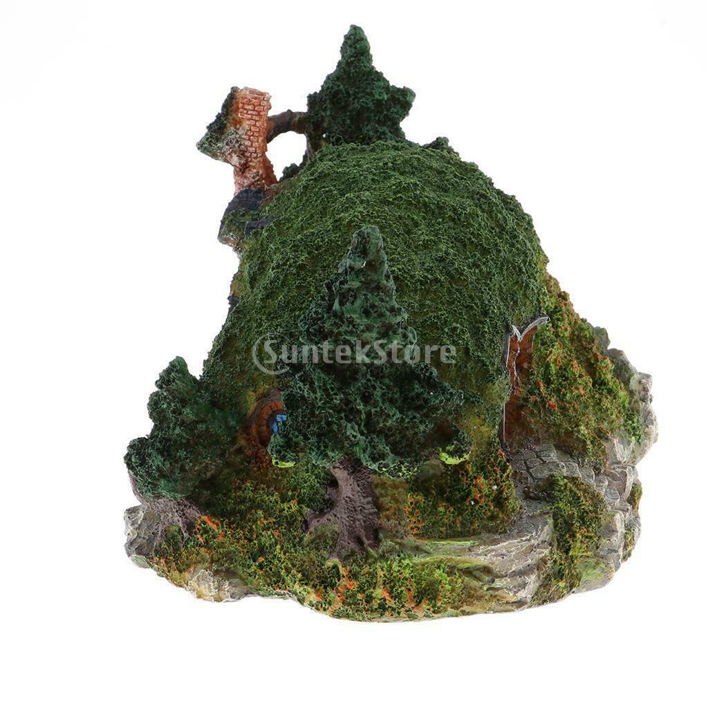 Creative Aquarium Castle Green Fish Cave Landscape Scene Ornaments Ornaments