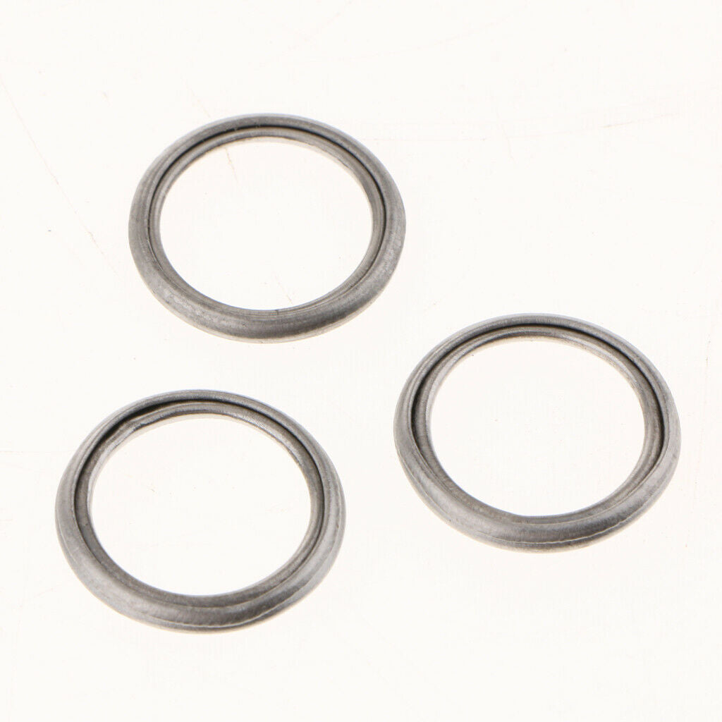 50Pcs 14mm Metal Oil Drain Plug Crush Washer Gaskets For Mitsubishi V5 V6