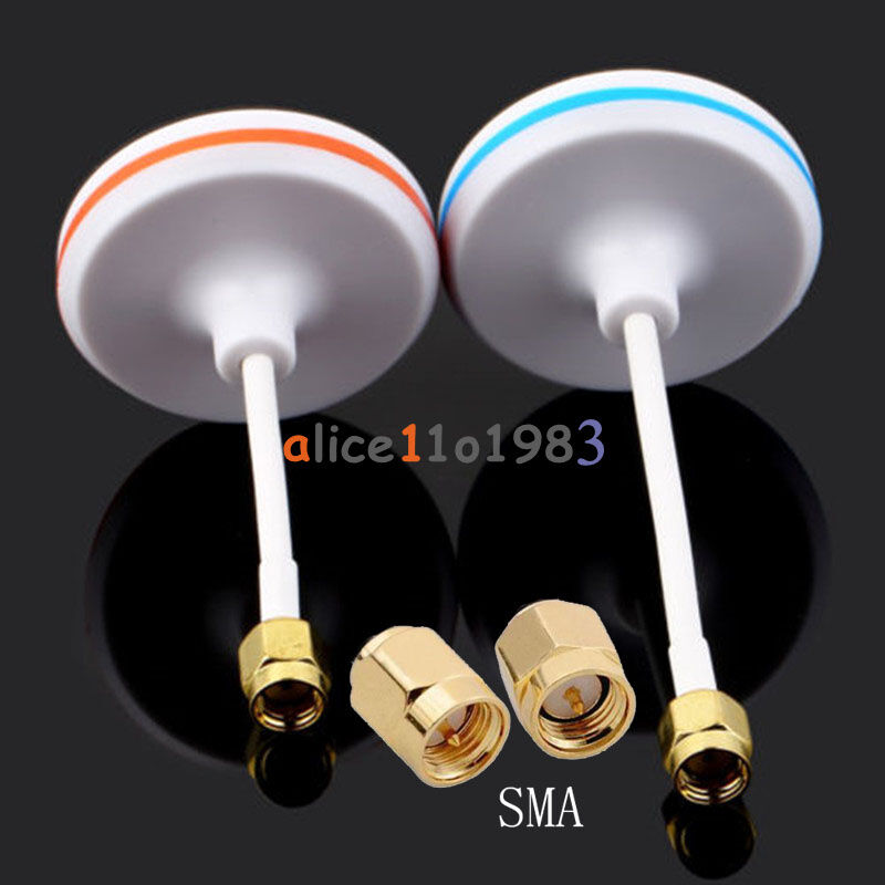 Circular Polarized Mushroom Antenna 5.8GHz SMA Set Tx/Rx for Multicopter