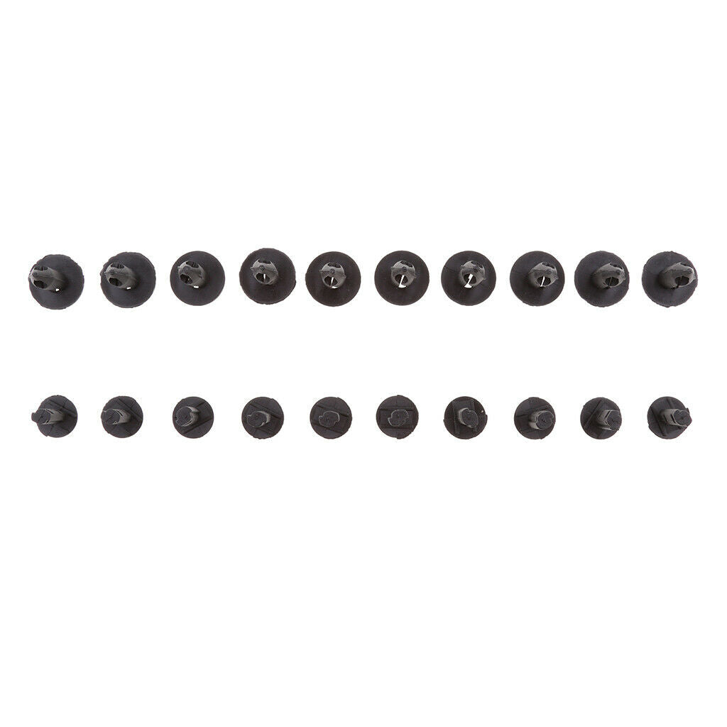 10 Pieces Car Bumper Fender Rivet Retainer Fastener Clip for VW Golf 4 Audi