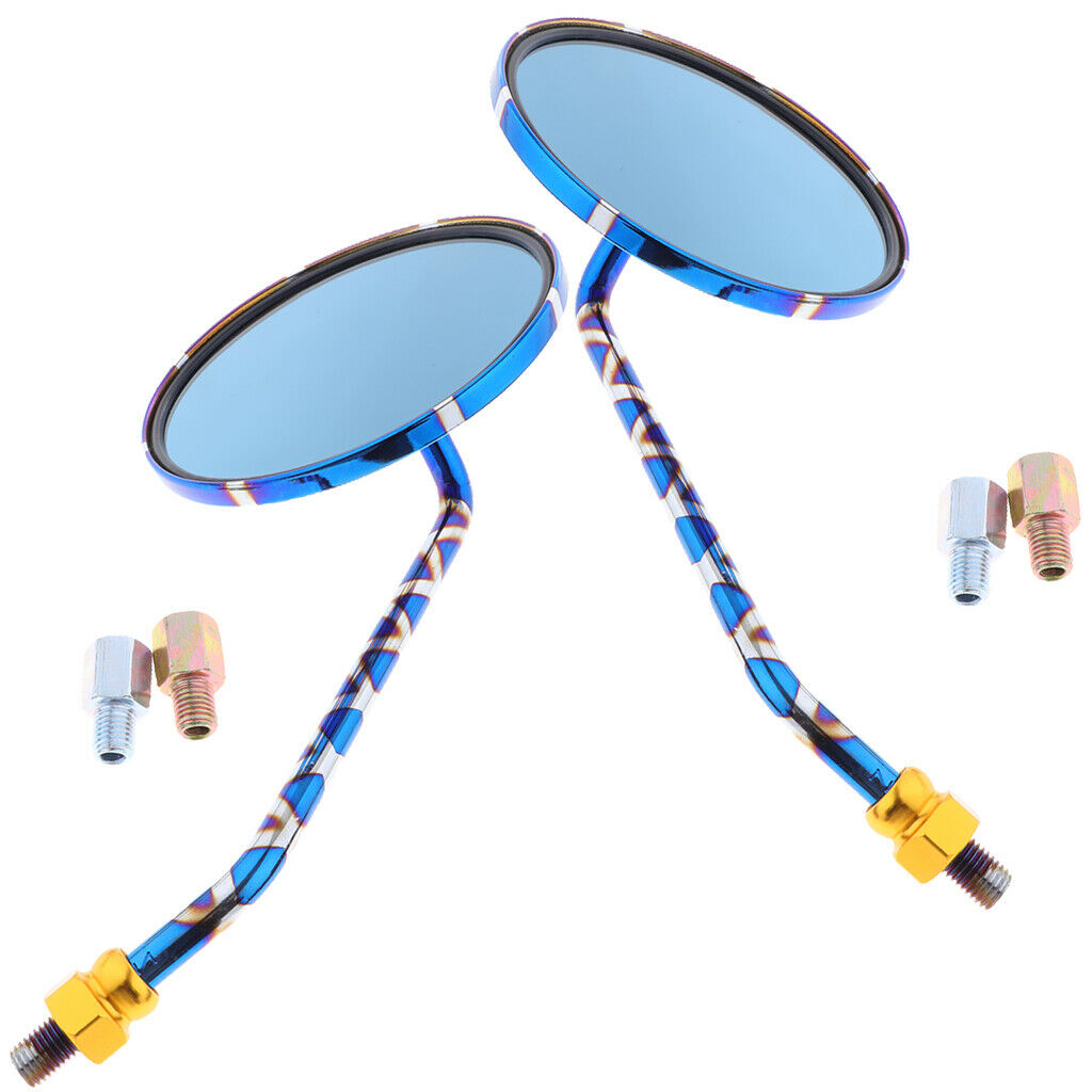1 Pair Universal Motorcycle Rearview Mirror Motorcycle Side Mirror large