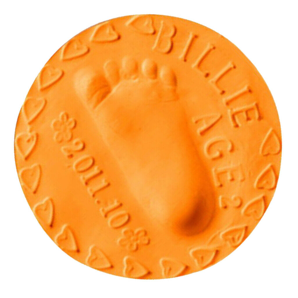 2 Bag Air Drying Clay Baby Handprint Footprint