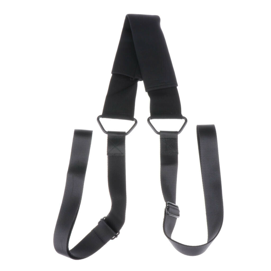 Adjustable Resistance Bands Workout Exercise Yoga Fitness Pull Belt Black