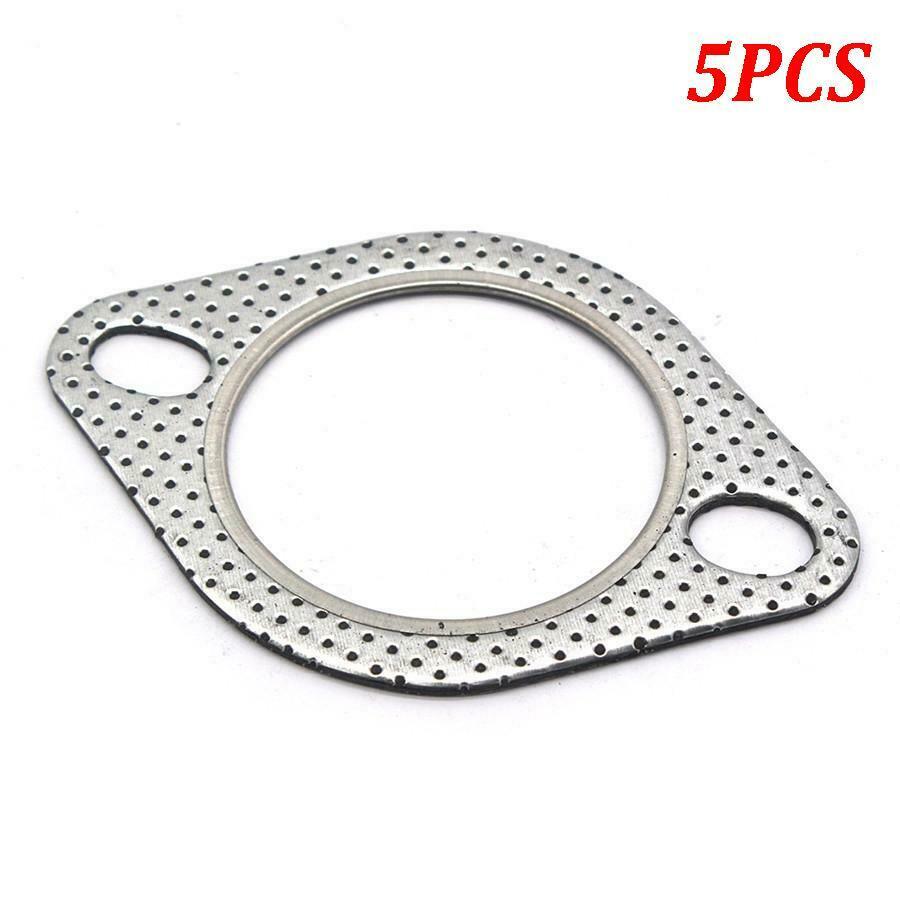 5 Pieces 2.5" 2 Bolt High Temp Exhaust Gasket Turbo/Header Down/Dump Pipe Flange