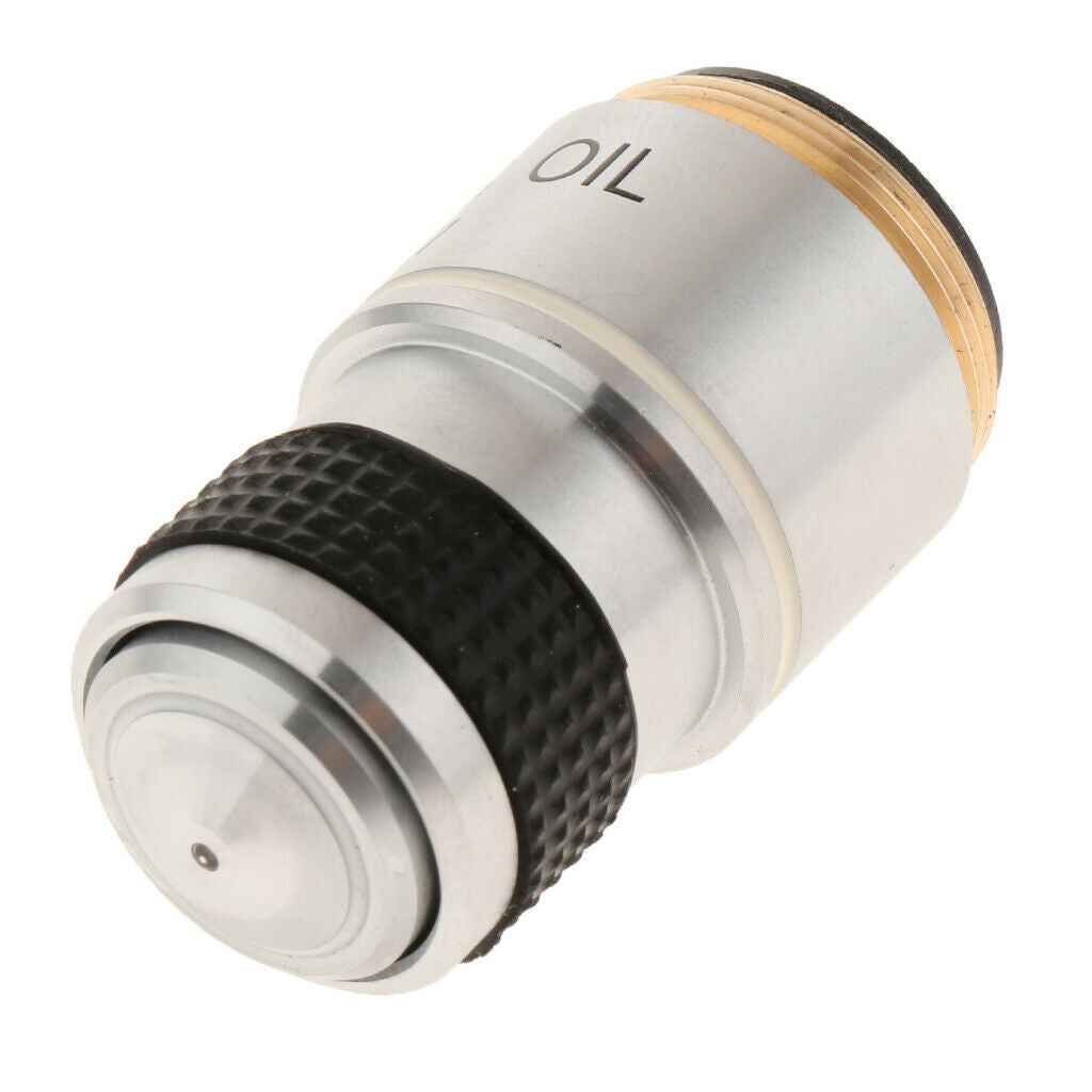 100X (Oil, Spring) Achromatic Compound Microscope Objective Lens