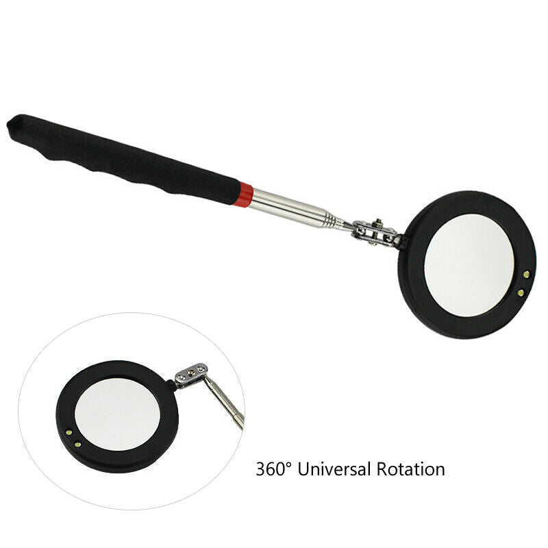 360Â° Rotate Car LED light Welding Repair Reflector Telescopic Inspection Mirror