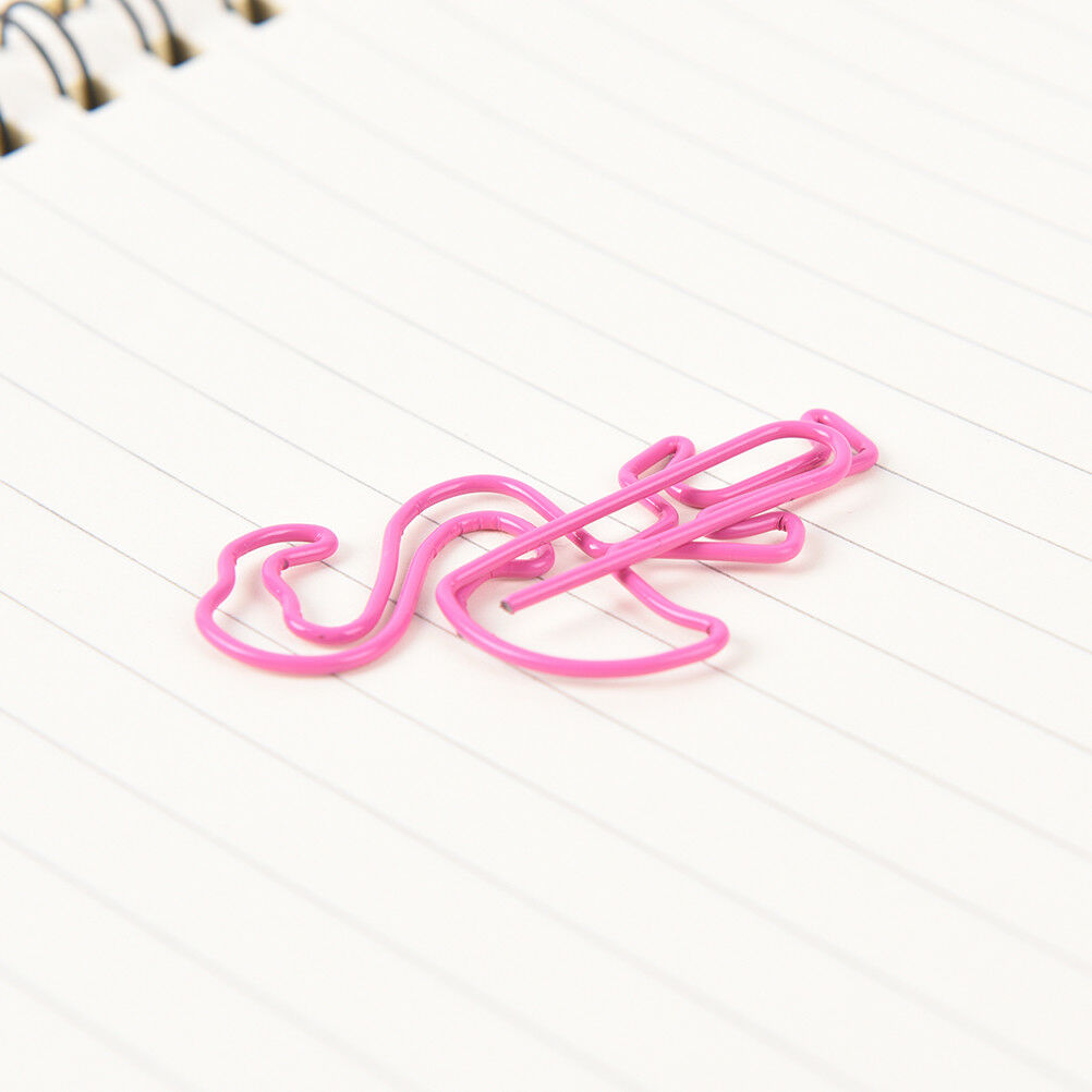 5Pcs/lot Pink Flamingo Bookmark Planner Paper Clip for Book Stationery Sch.l8